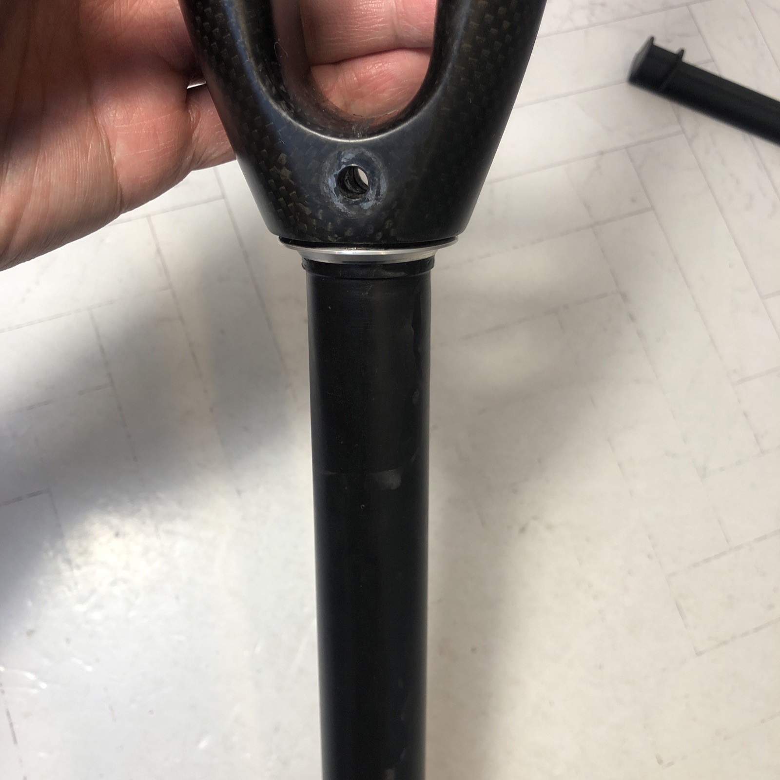 Easton EC90 SLX Rim Brake Carbon Fiber Fork w/ 1 1/8″ Steerer Tube