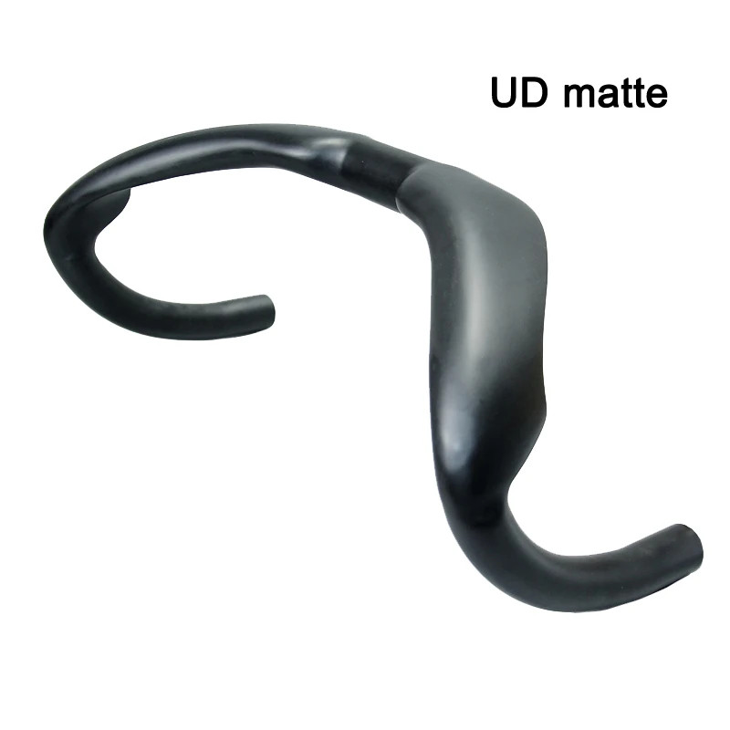 3K/UD Matte/glossy Finish Carbon Handlebar Track Bike Drop Bar 31.8mm 370/385mm