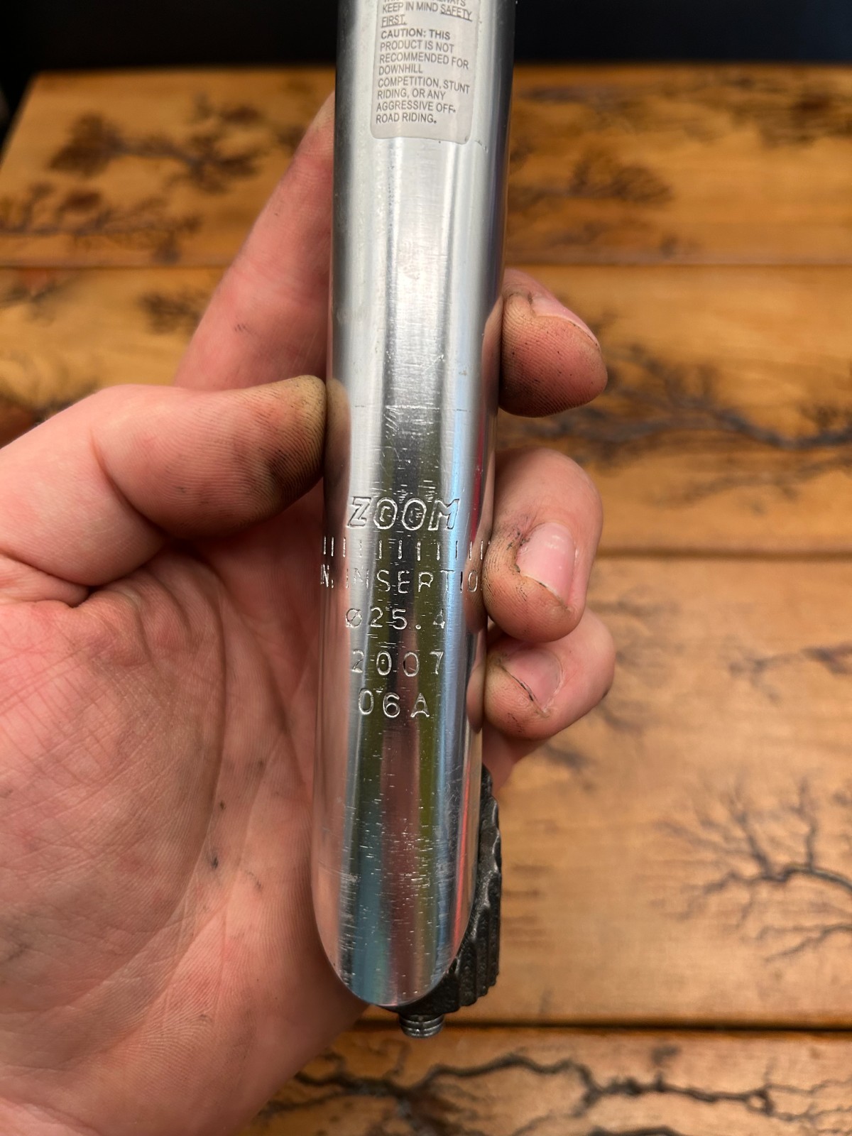 Zoom Adjustable 100mm 25.4mm 1 1/8 Inch Quill Stem
