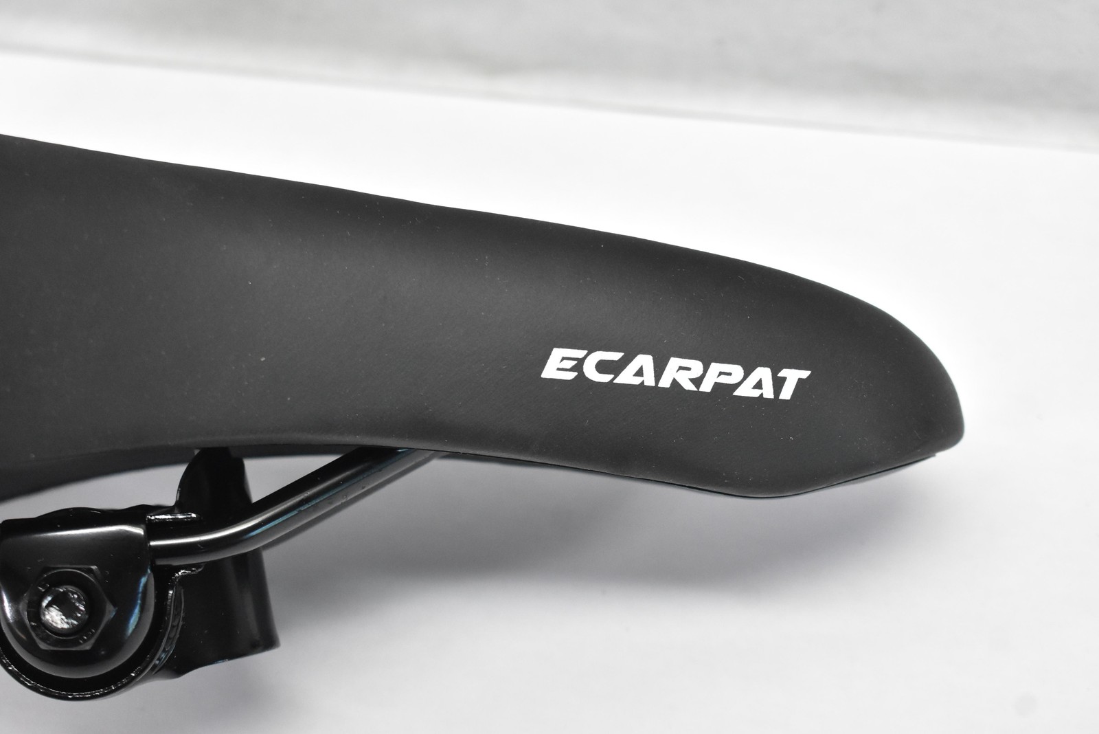 ECARPAT Wide Comfort Bike Saddle Seat Synthetic Steel Plastic Women 11 In Black