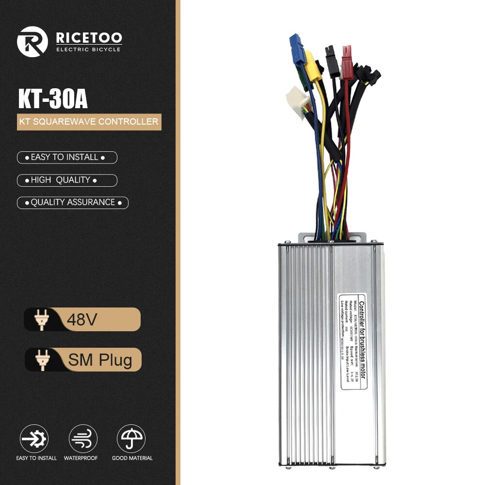 48V 30A 35A 50A KT Electric Bicycle Squarewave Controller for 1000W-3000W Motor