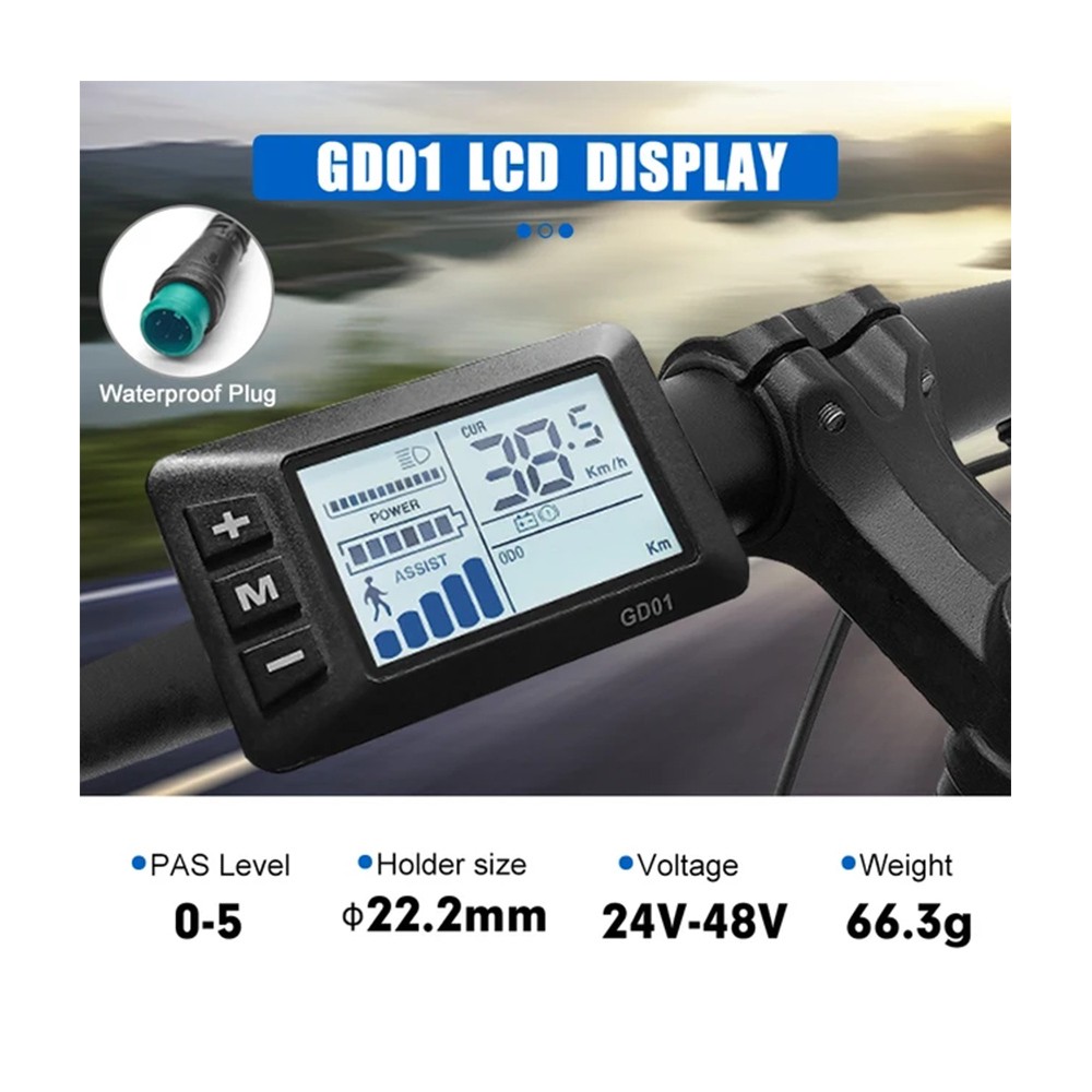 Ebike Display S866 S900 GD01 UKC1 UKC3 – SM/WP Plug LCD SUK