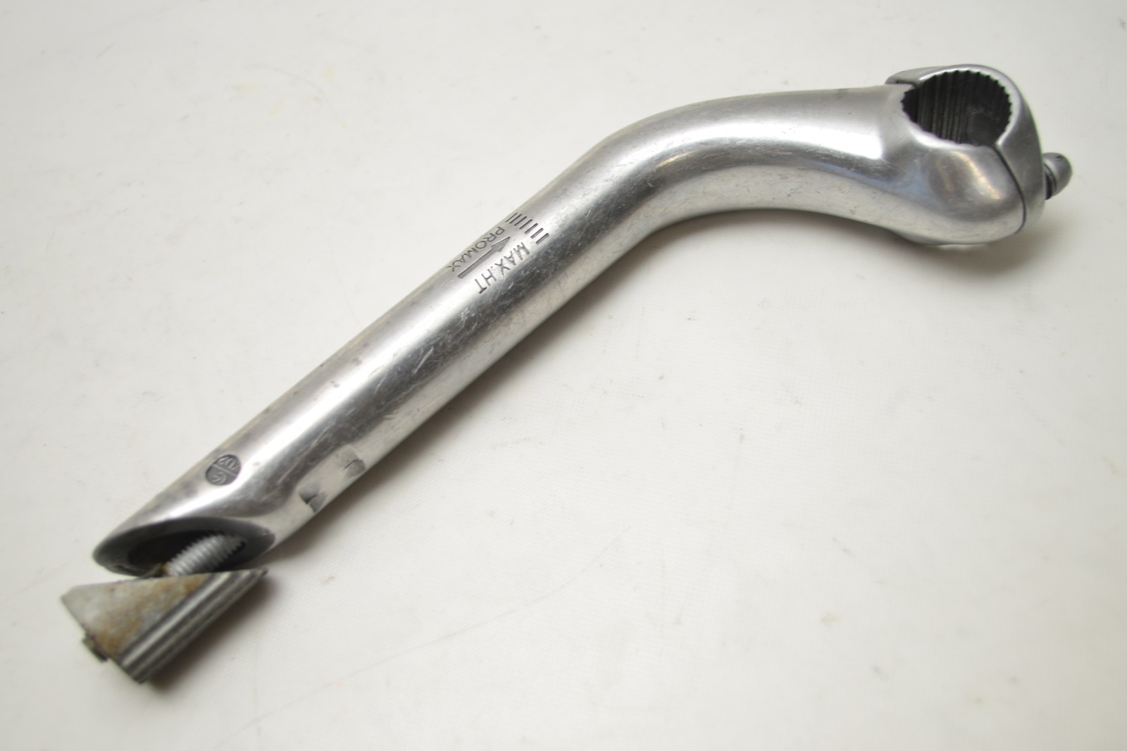 PROMAX 25.4 MM BICYCLE QUILLED RISER STEM 60 MM REACH 25.4 MM DOUBLE BOLT CLAMP