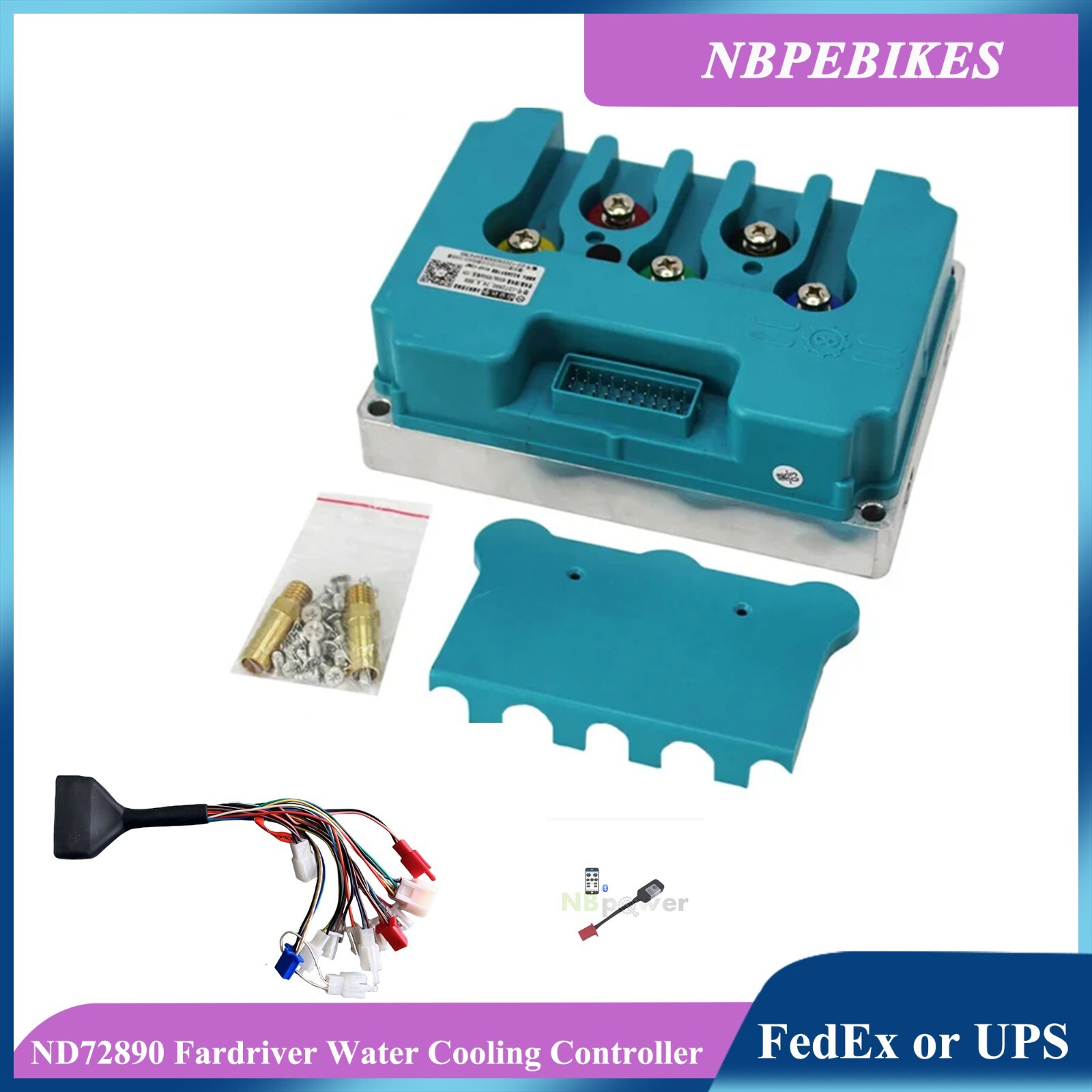 Fardriver ND72850 72V DC450A Peak 850A BLDC Sine Wave Controller for 6-8kw motor
