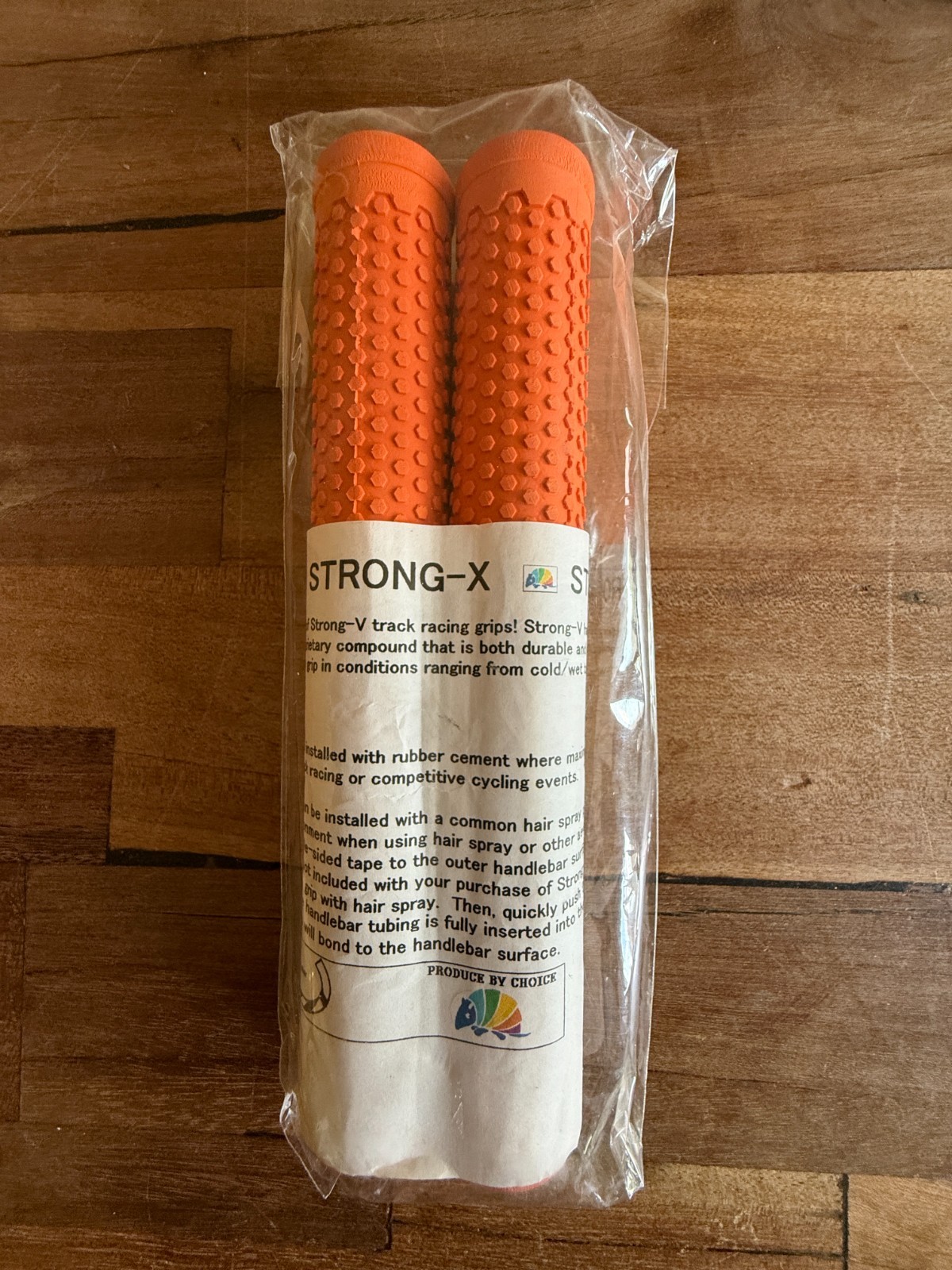 Choice Strong X Grips for Track Bikes – Orange