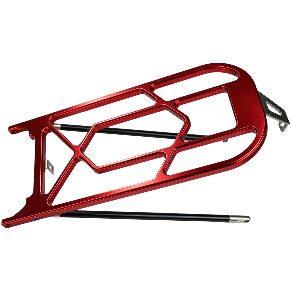 Folding Bike Rear Rack Aluminum 6061+T6 for Brompton 25kg Load 32×14.5×3.3cm