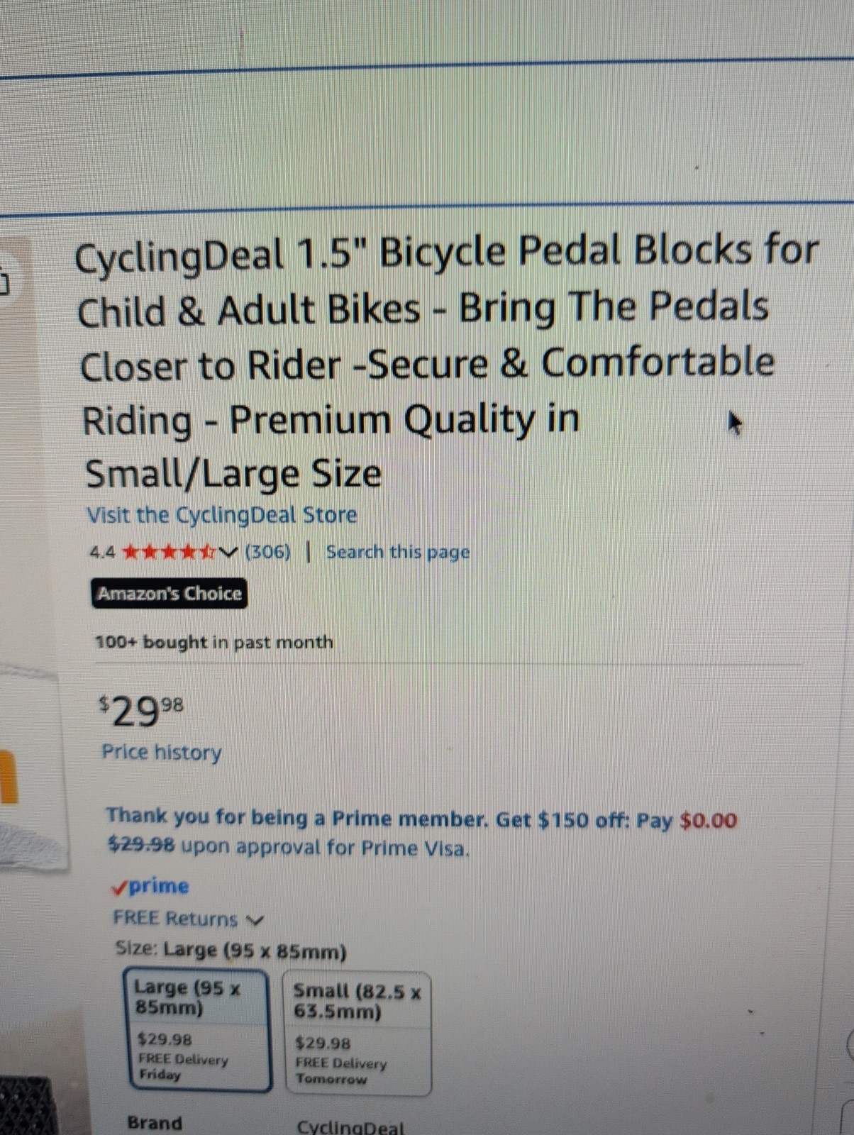 bicycle pedal blocks