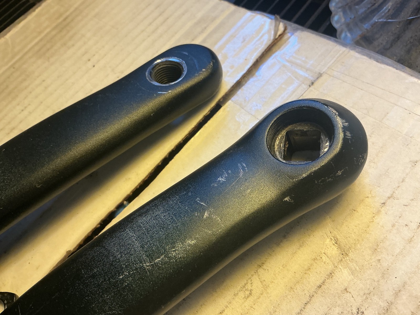 BMX/multi-purpose crankarm/pair 155mm 110BCD BLK