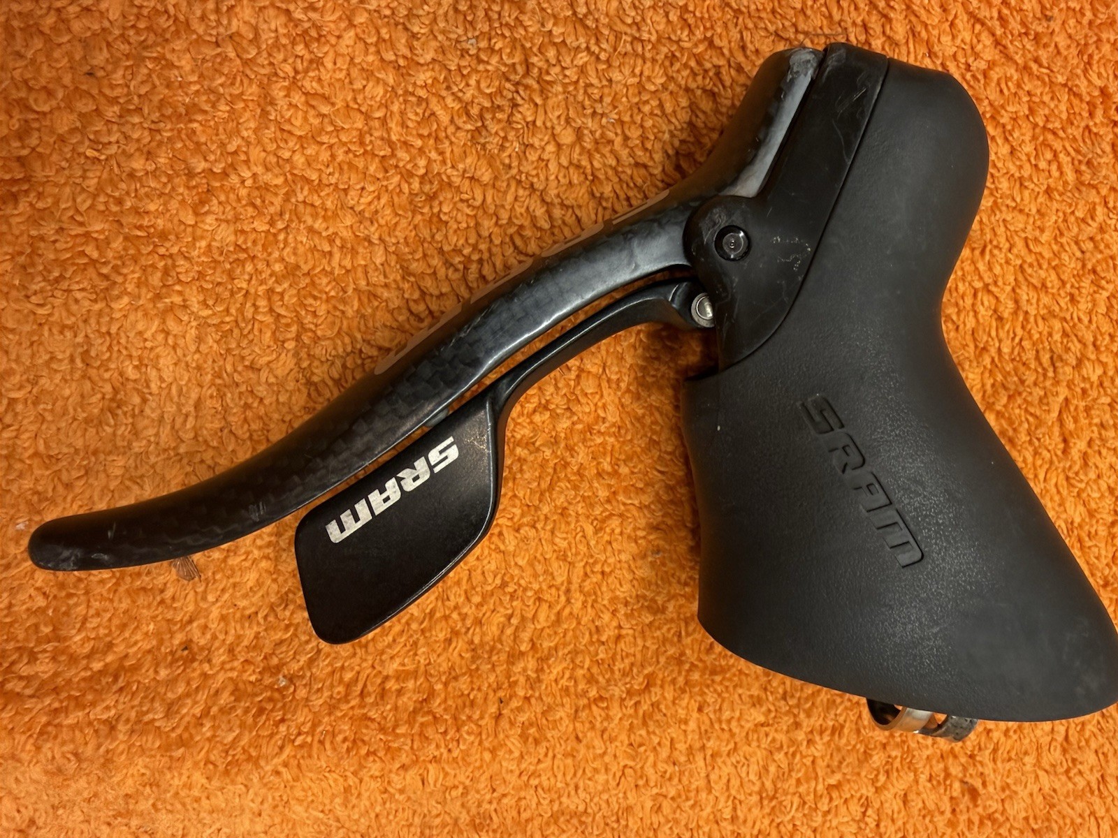 SRAM Rival 10-Speed DoubleTap Left Shift/Brake Lever, Carbon Fiber Lever Blade