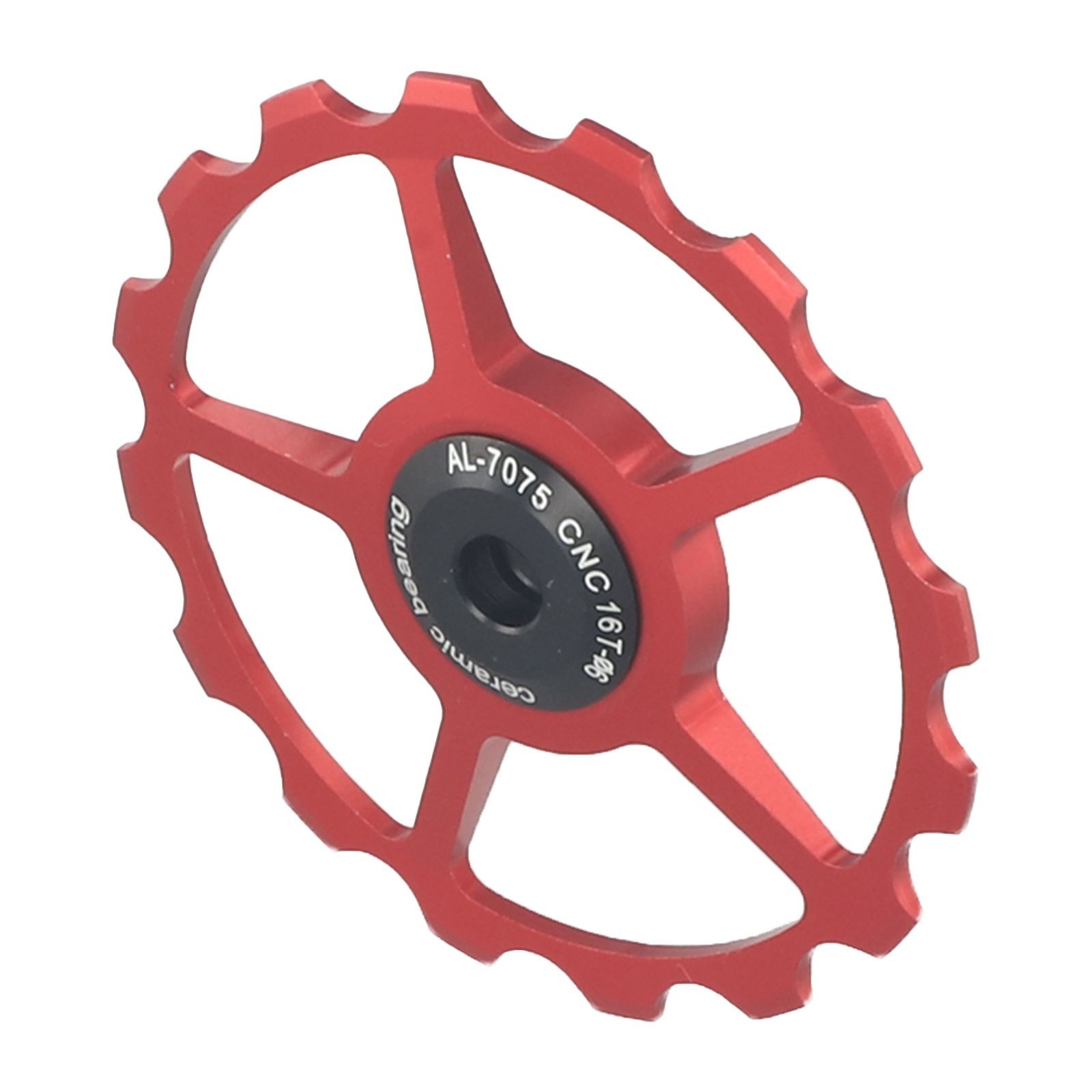 Pratical Rear Derailleur Pulley Aluminum Alloy Ceramics Sealed Steel Bearing