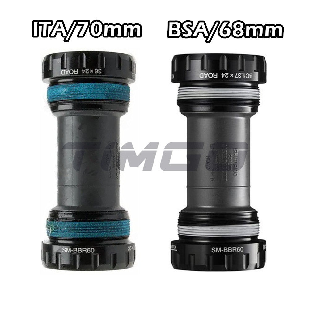 Shimano SM-BBR60 Bottom Bracket Hollowtech II Threaded BSA 68mm / Italian 70mm