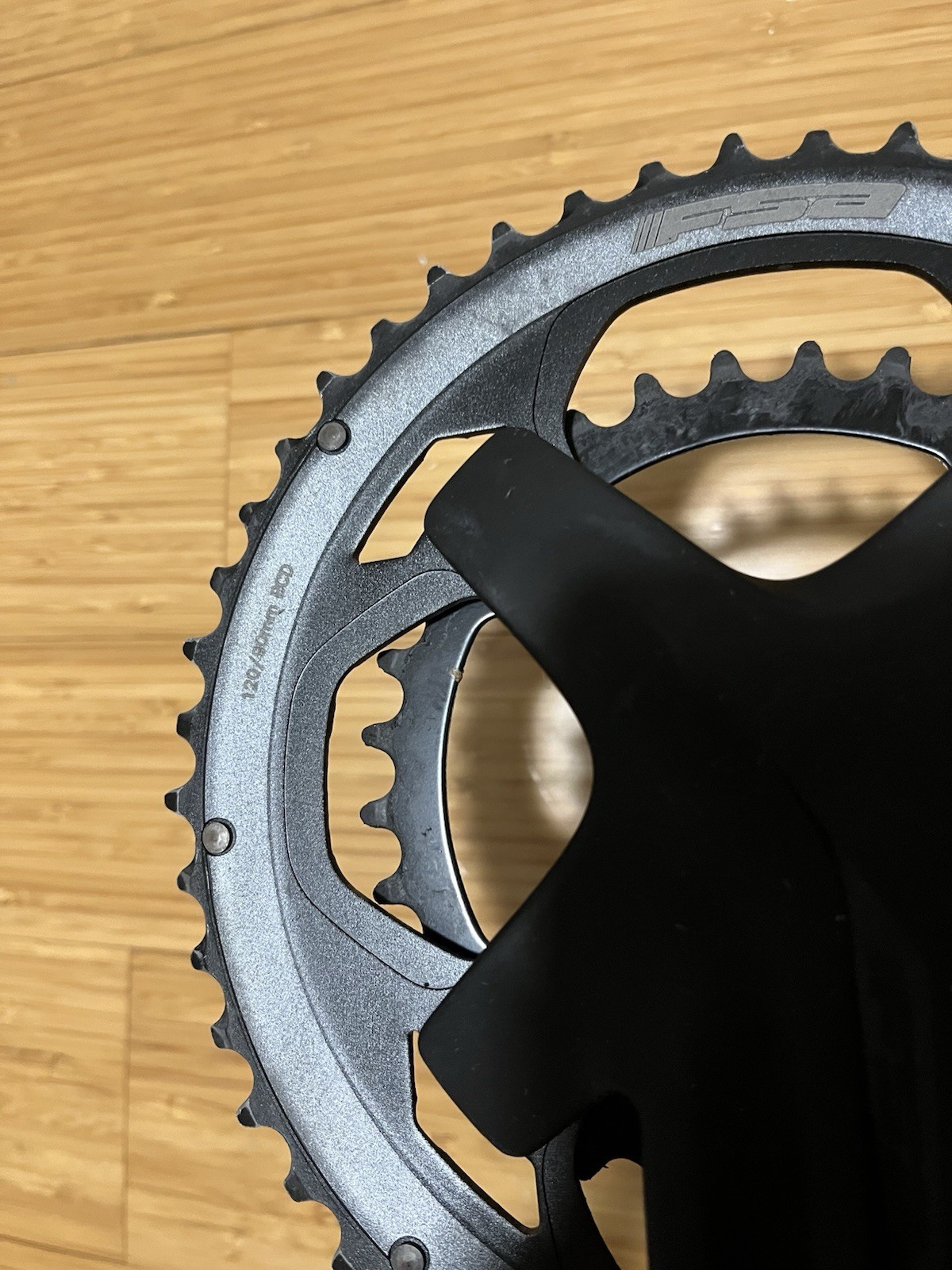 FSA Omega Crankset 172.5 48/32 MegaExo 10/11-Speed 120/90BCD Black