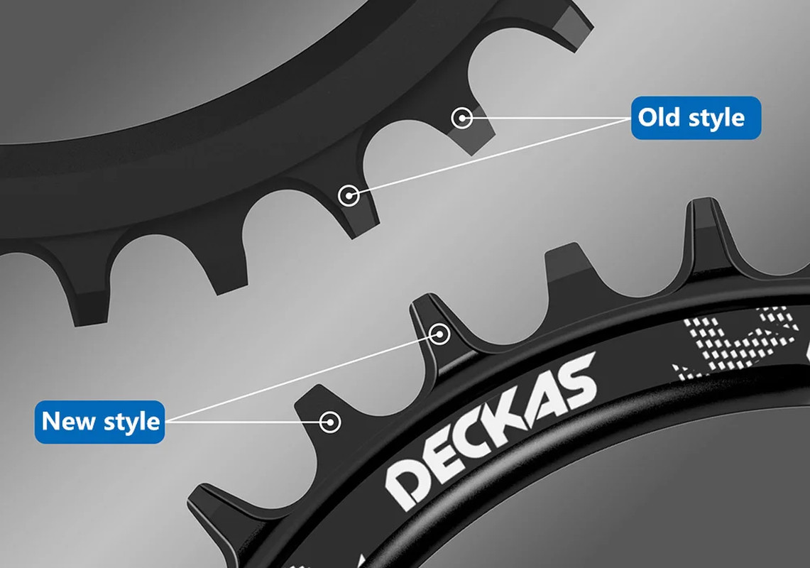 Deckas 104BCD round Narrow Wide Chainring MTB Mountain Bike Bicycle 104BCD 32T 3
