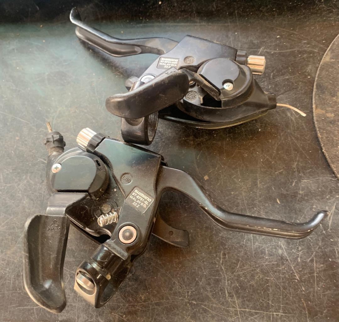 Shimano 3 7 Handlebar Mount Shifter and Brake Lever Setup ST-EF51-AL