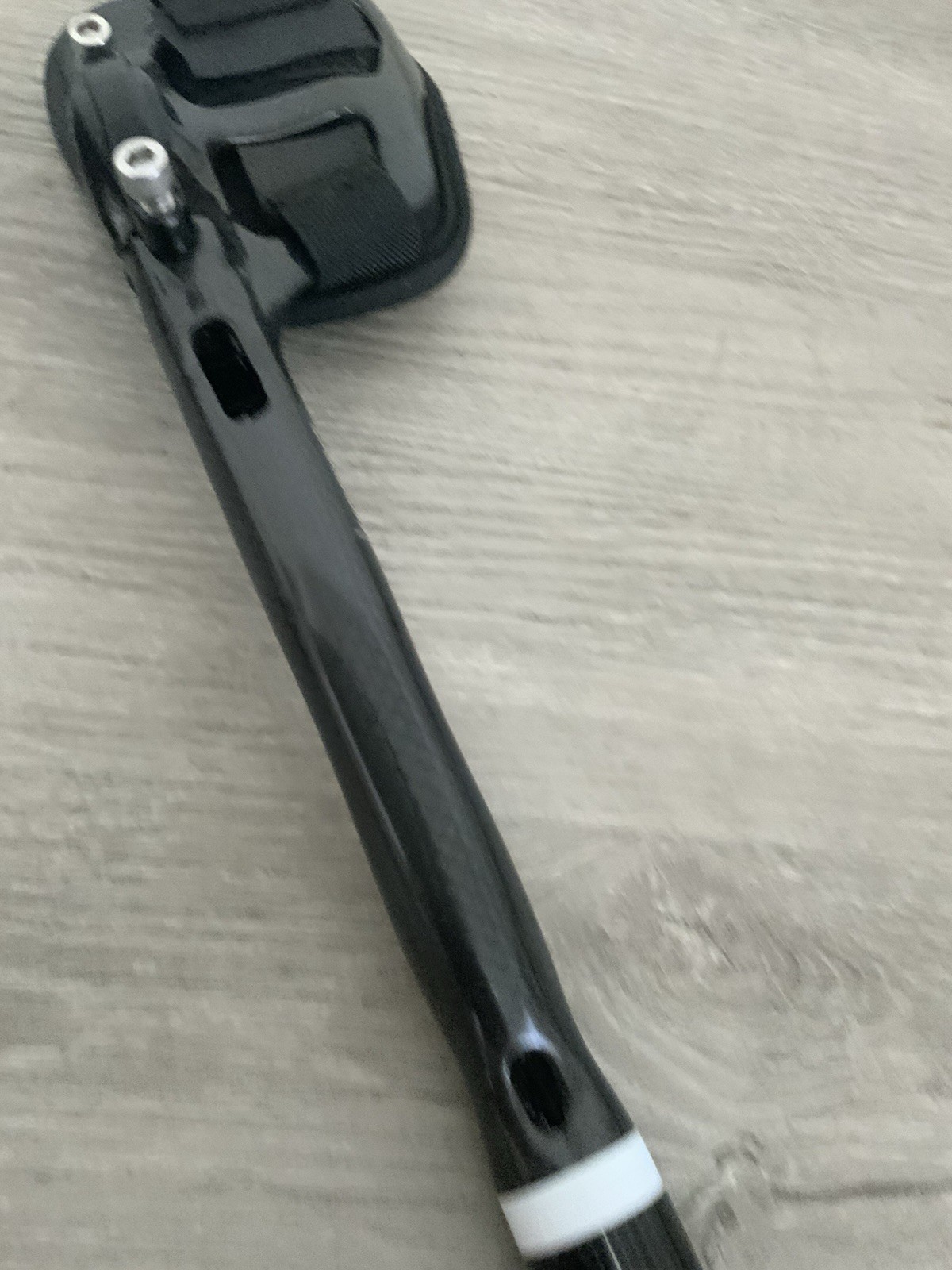 PLATT CARBON BAR EXTENSIONS (2) W/ ARM RESTS & PADS 34 CM 31.8 MM CLAMP 334 GRAM