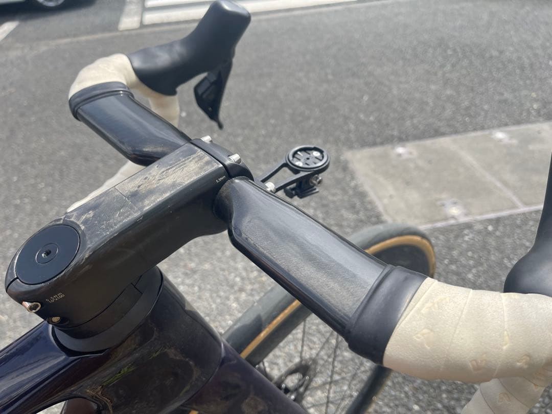 Giant Contact SLR Aero Carbon Handlebar with Carbon Stem USED
