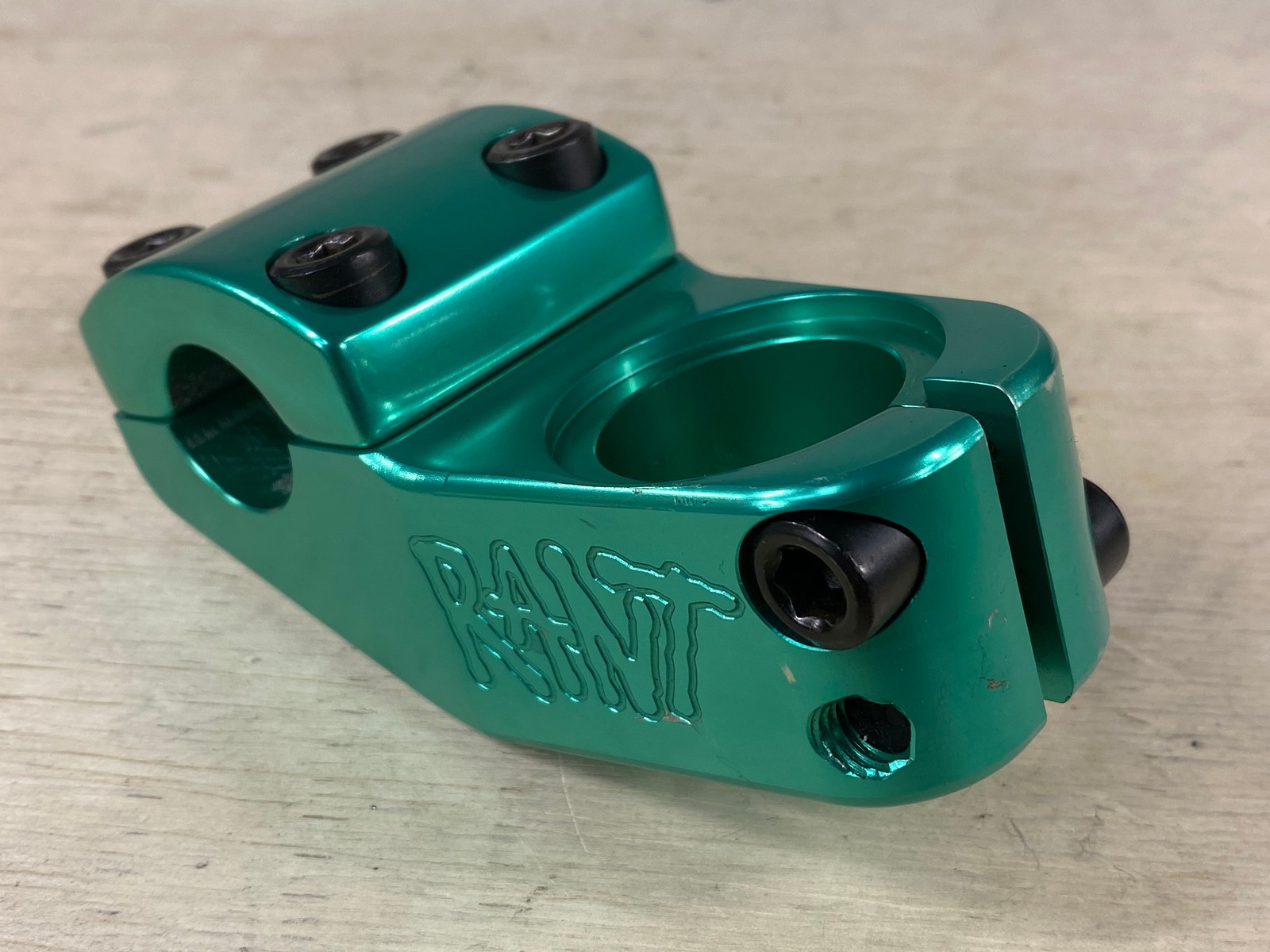 Rant Trill BMX Top Load Stem – Teal 1-1/8”