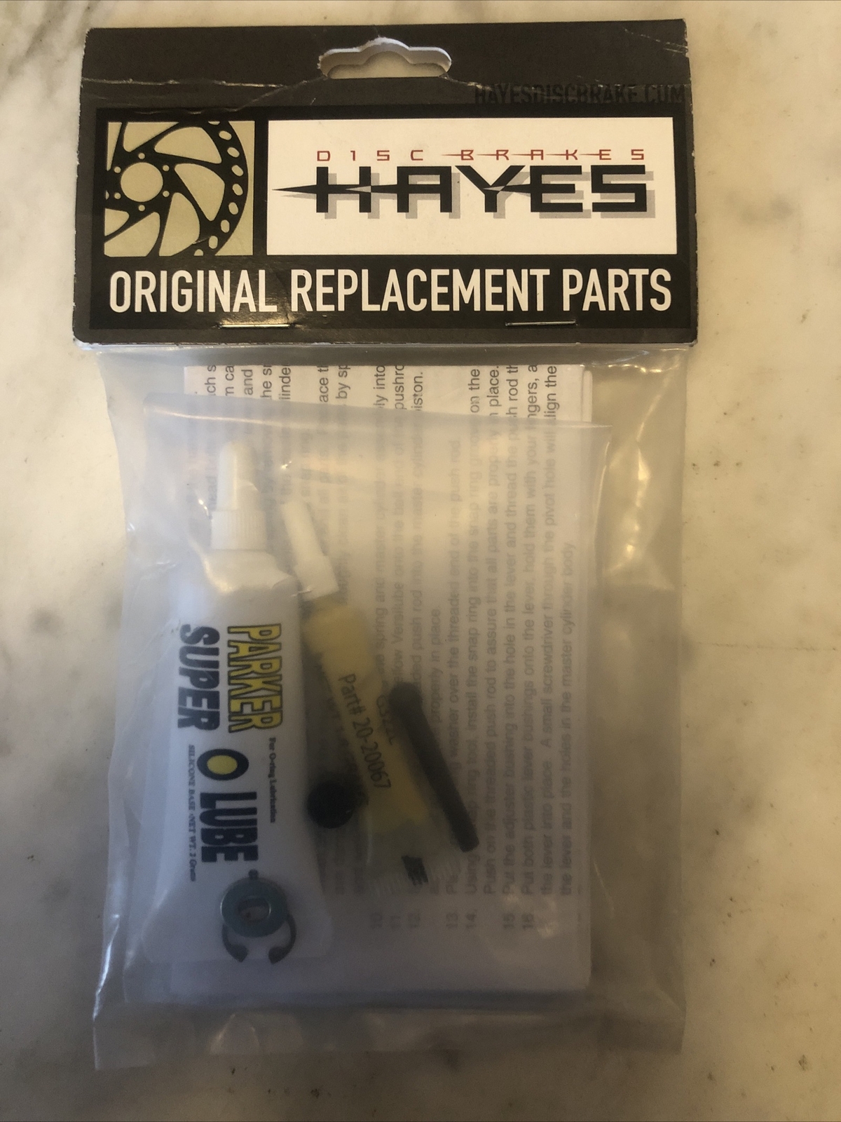 New-in-Package HAYES Master Cylinder Push Rod Kit (2mm) • Part #98-16614