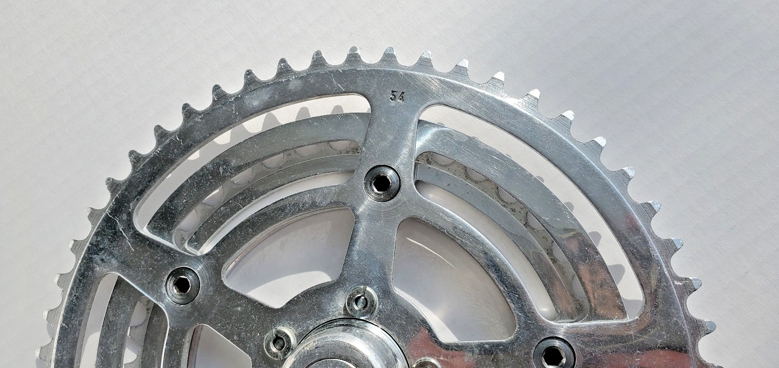 Vtg Nervar Bicycle Crank Set 54/40 BSA Stronglight Trek Motobecane Peugeot 70’s