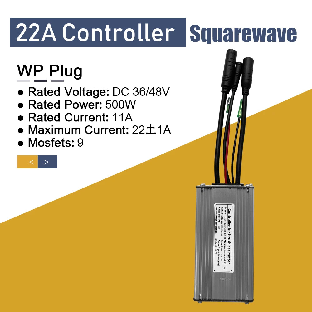 Electric Bike Controller 36V 48V 15A-30A All Waterproof Brushless 250W-1000W