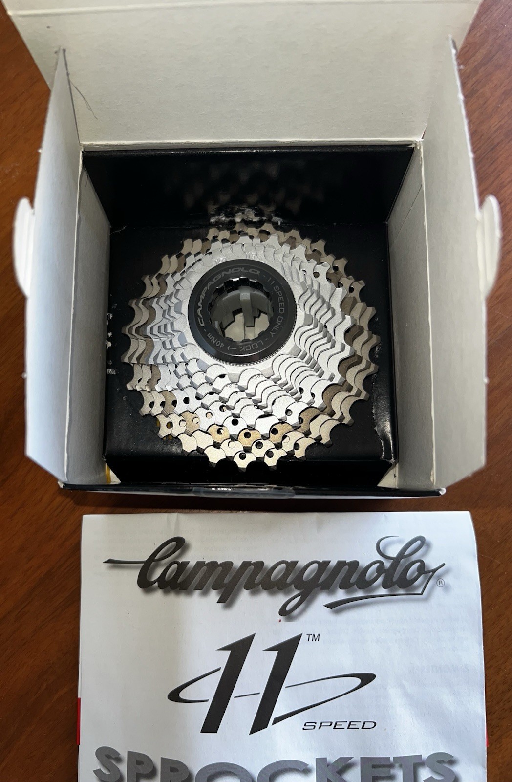 NEW!!! Campagnolo Record CS9-RE127 11-Speed Cassette – Titanium – 12-27T – NOS