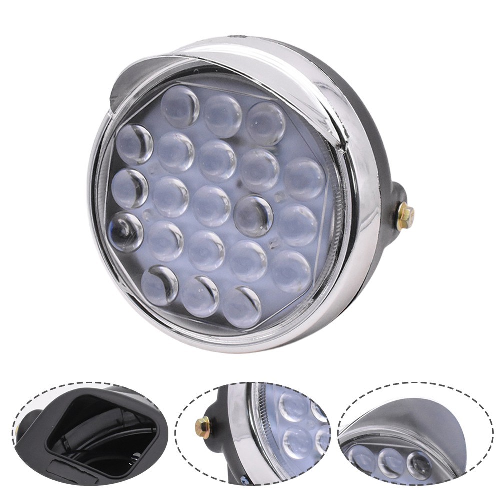Modern and Sleek Design 12v80V 81216 Beads Tricycle Motorcycle LED Headlight