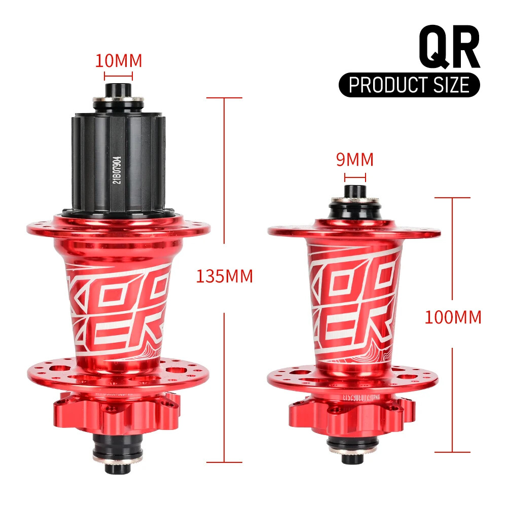28 32 36 Holes XM490 Mountain Bike Hubs QR Thru 72 Clicks for K7 HG SX NX XD MS