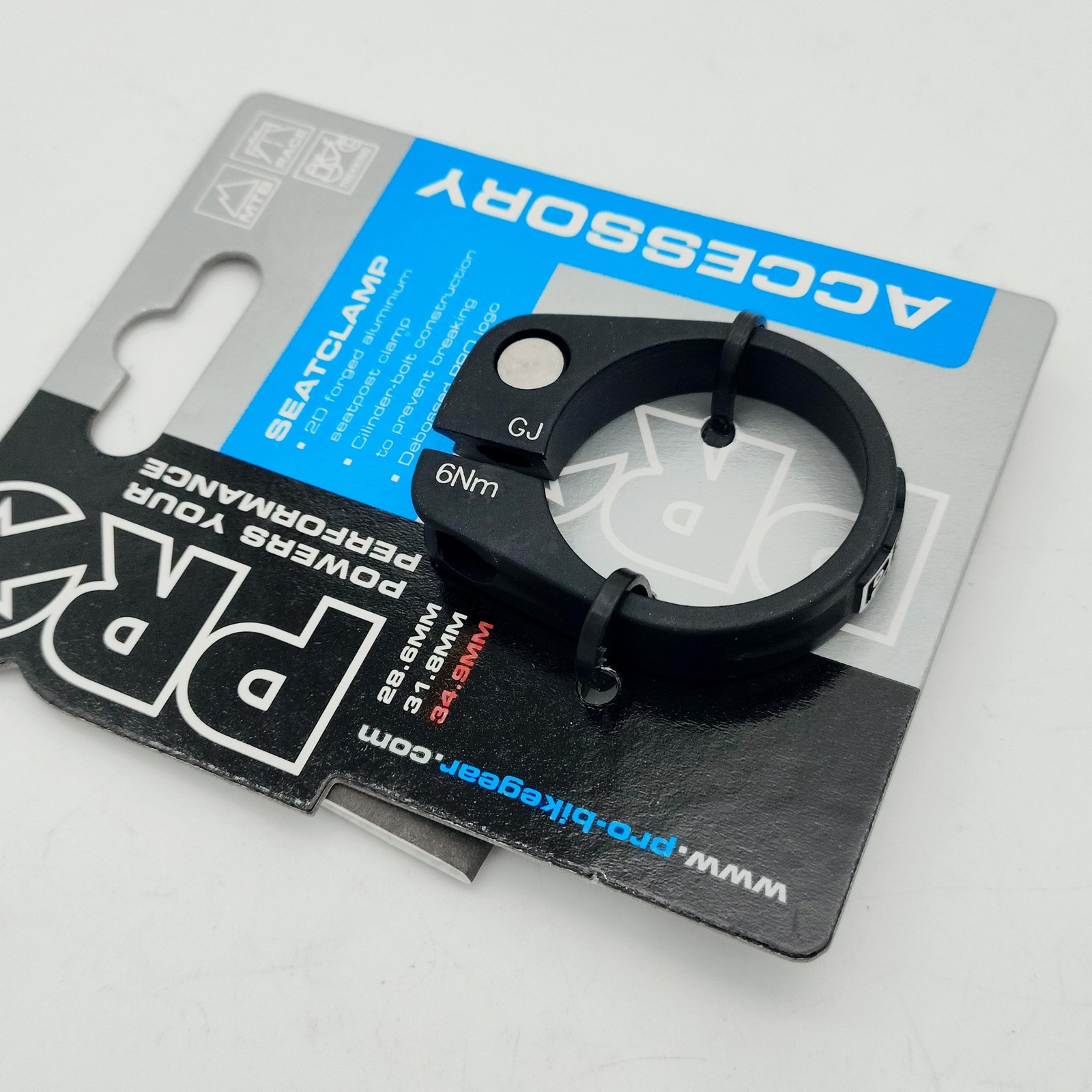 Shimano PRO Alloy Seat Post SeatPost Clamp, Black, 34.9/31.8mm