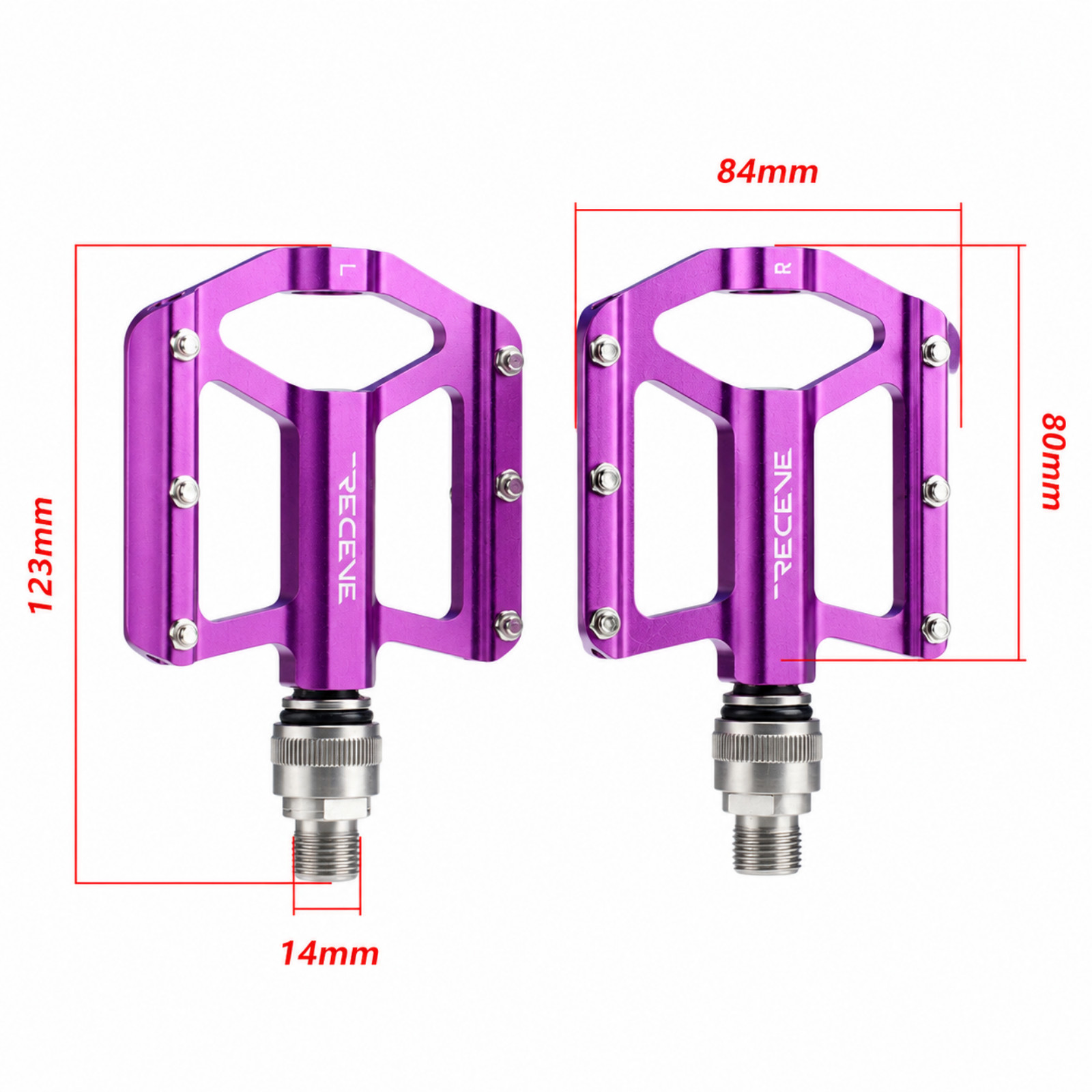 Bike Pedals for Brompton Quick Release 3 Bearing Titanium Axle Folding Bike