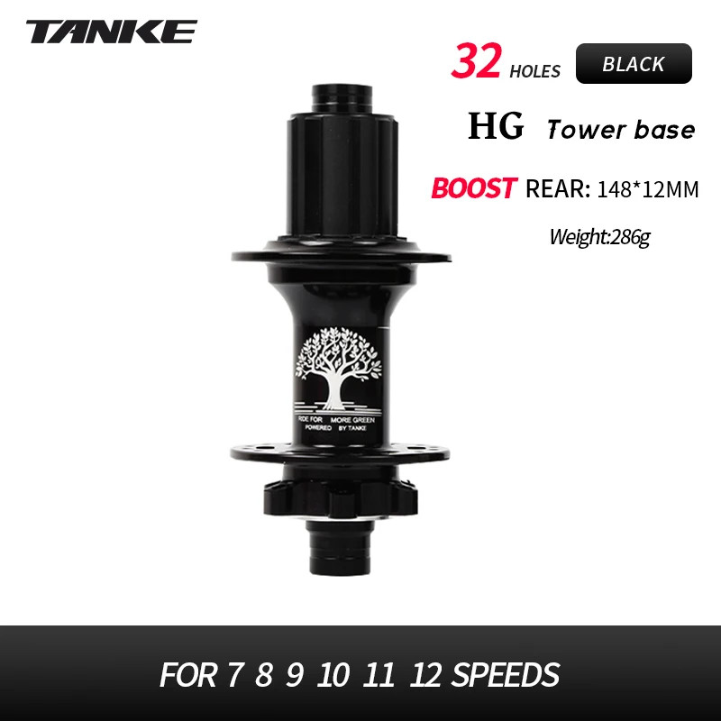 -Boost 12X148,15X110,Aluminum Bicycle Hub,32 Holes 120 Clicks 4Bearing MTB Mount