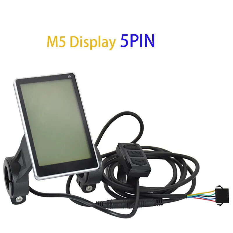 M5 LCD Display Electric Bike Conversion Kit 48V Component Speed Meter 5pin.6Pin.