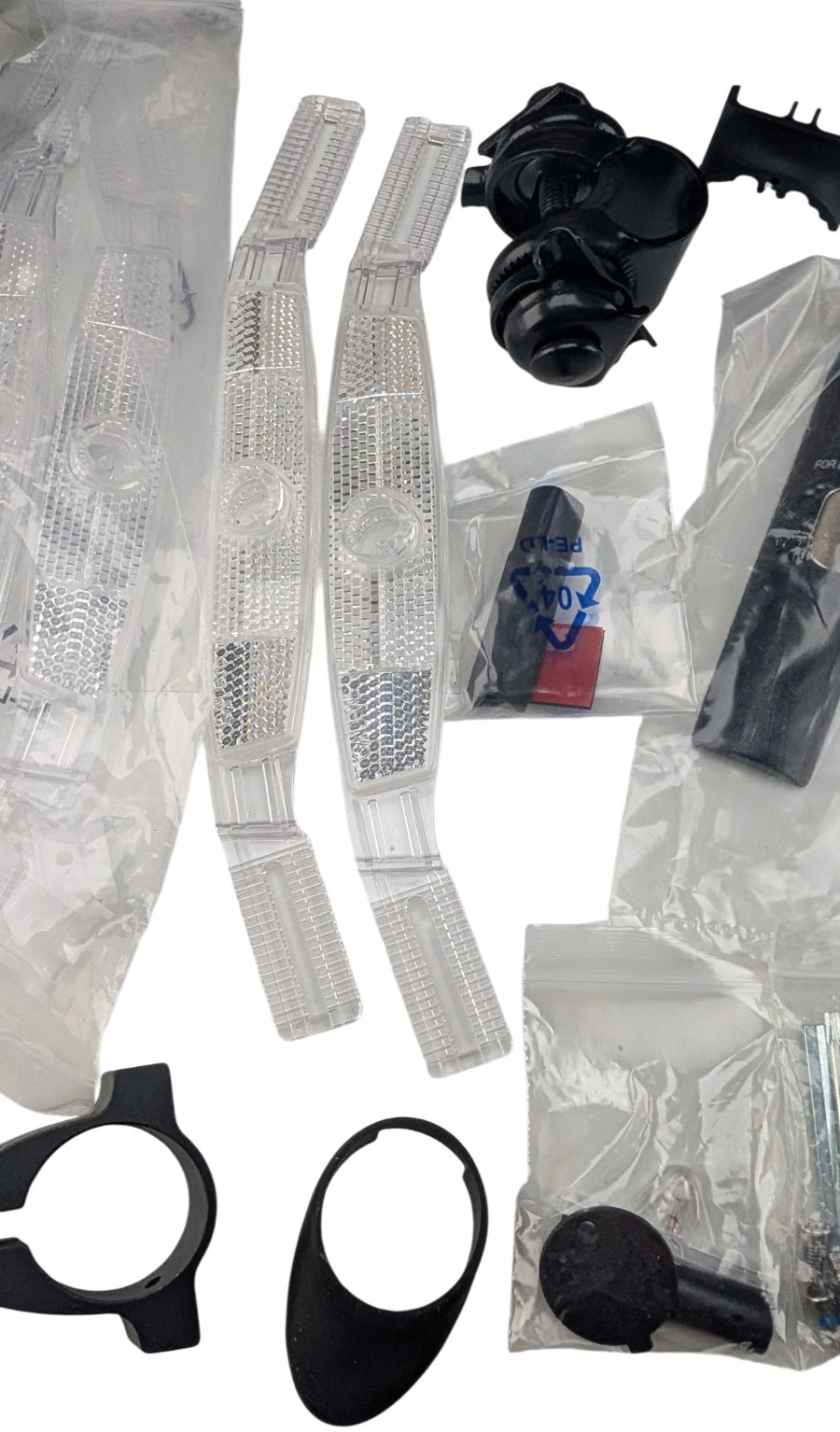 Bike Parts Lot Velo Saddle Giant Contact Aerolight 70mm Stem Reflectors