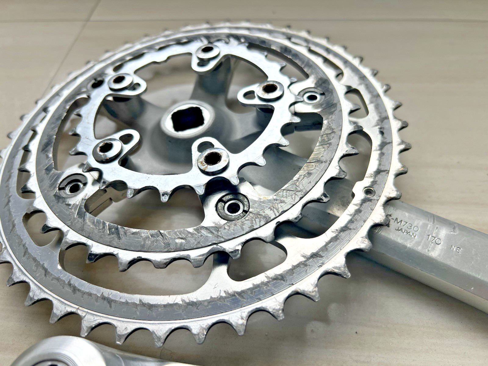 Shimano Deore XT FC-M730 Crankset 170mm Triple 3x MTB