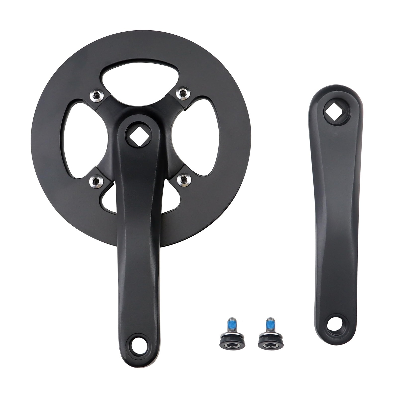 «42T Crankset with Alloy Cover, 170mm Arm for Single Speed & 6/7/8 Speed Bikes»