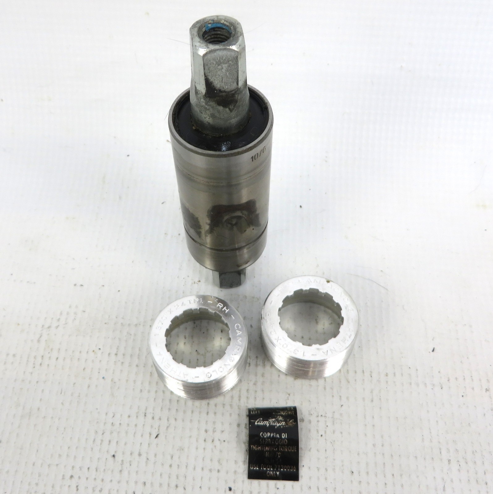 CAMPAGNOLO ATHENA BOTTOM BRACKET 68mm x 116mm 280g Sealed Bearing Square Taper