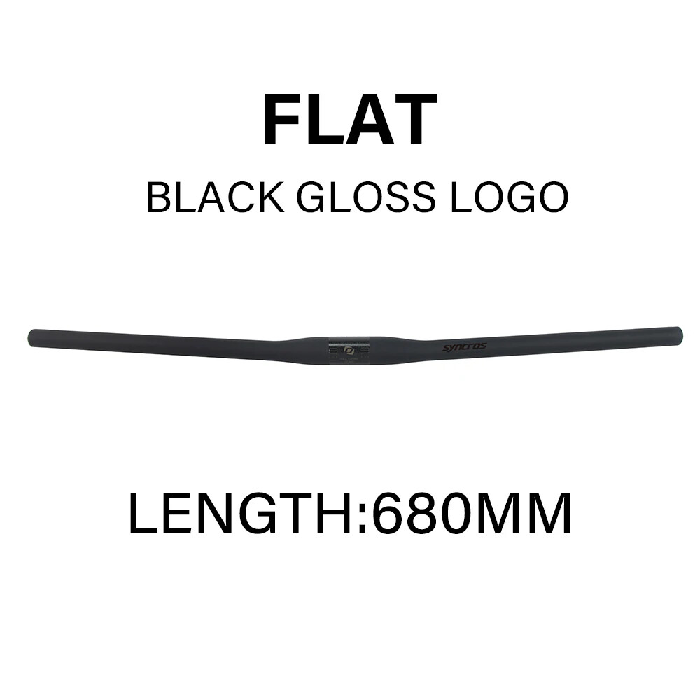 Mountain Bike Carbon Handlebar Diameter 31.8mm Length 580-740mm Bicycle Parts