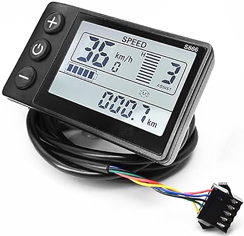 For E-Bike LCD Display 24V/36V/48V Display E-Bicycle MTB Part Electric Bike 2024