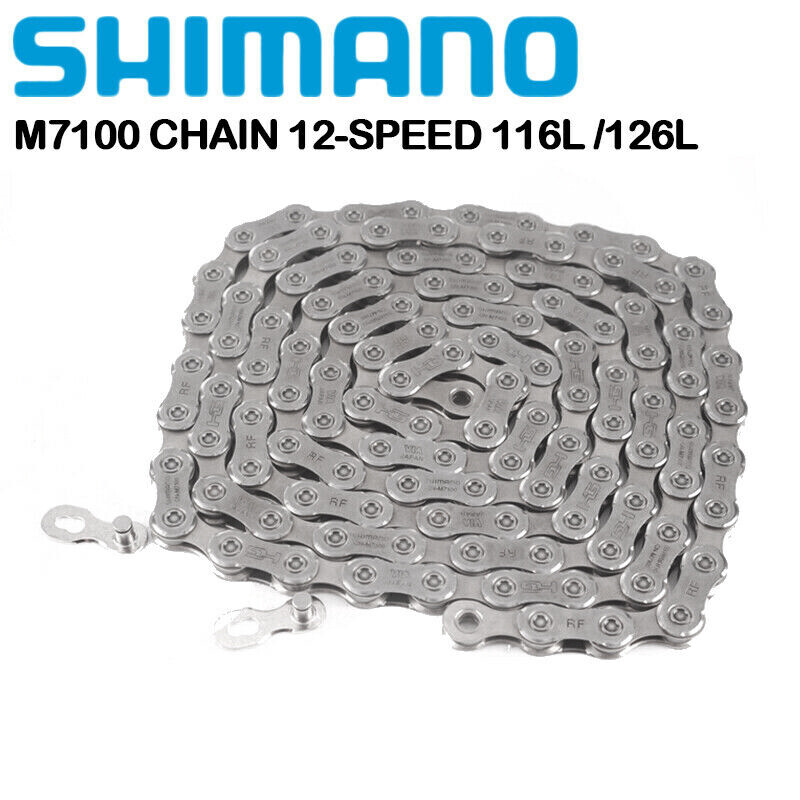 Shimano SLX CN M7100 12 Speed Chain Silver 116 Link MTB Mountain Bike Bicycle