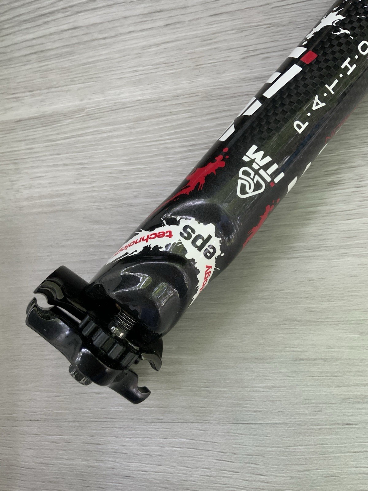 ITM PATHOM CARBON SEAT POST 31.6 MM x 350 MM TOTAL LENGTH 214 GRAMS