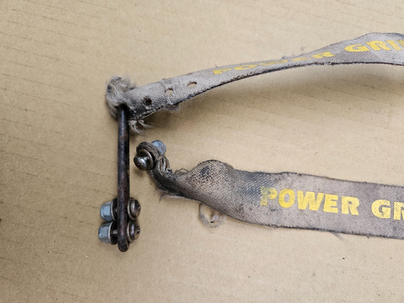 Vintage Power Grips Platform Pedal Straps Left + Right Set