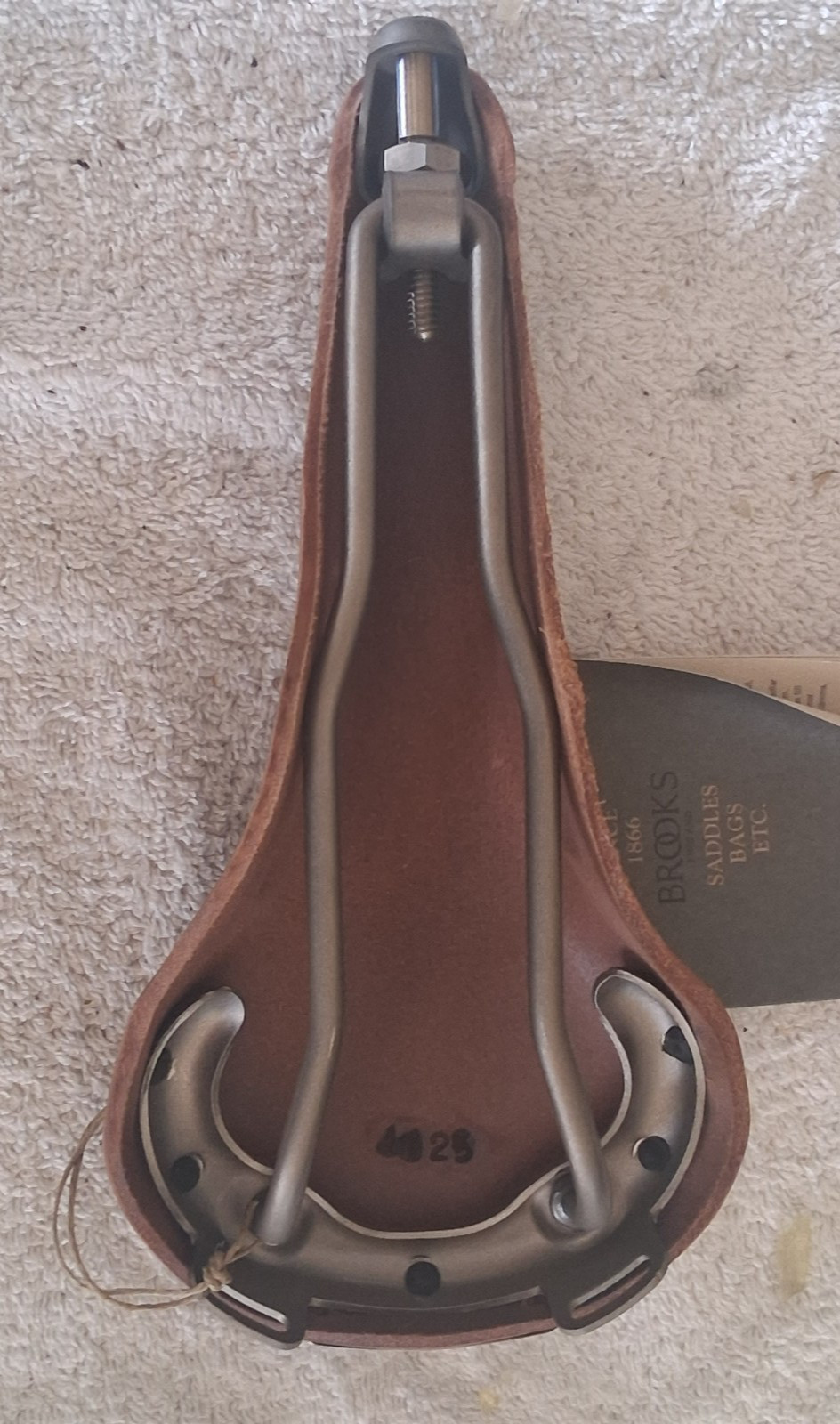 Brooks B17 Champion Sprinter Saddle Limited Edition #1125/1925 Ti Brown NIB