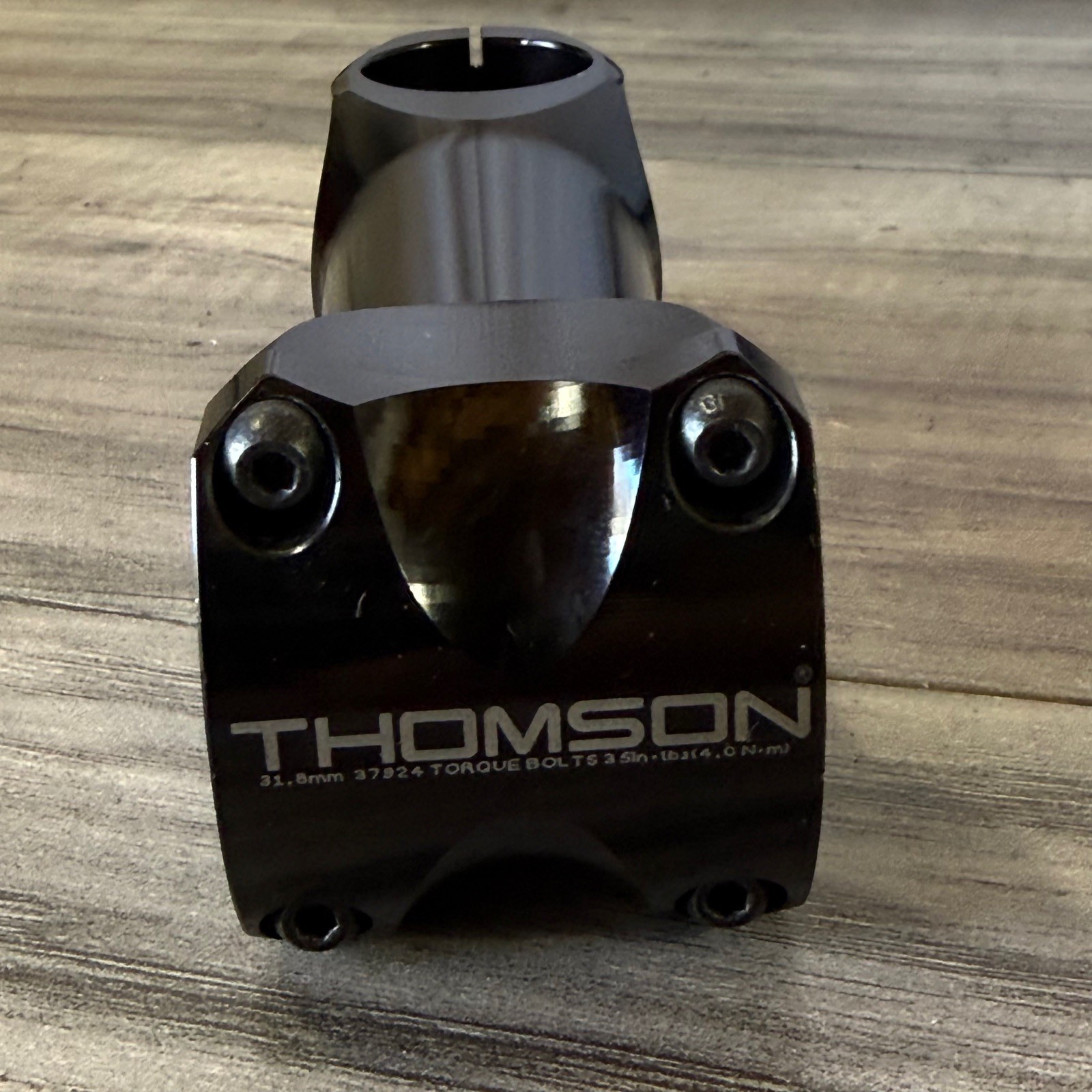 Thomson Elite X4 31.8 x 110 0 Degree Stem Black 1 1/8 Threadless CLEAN