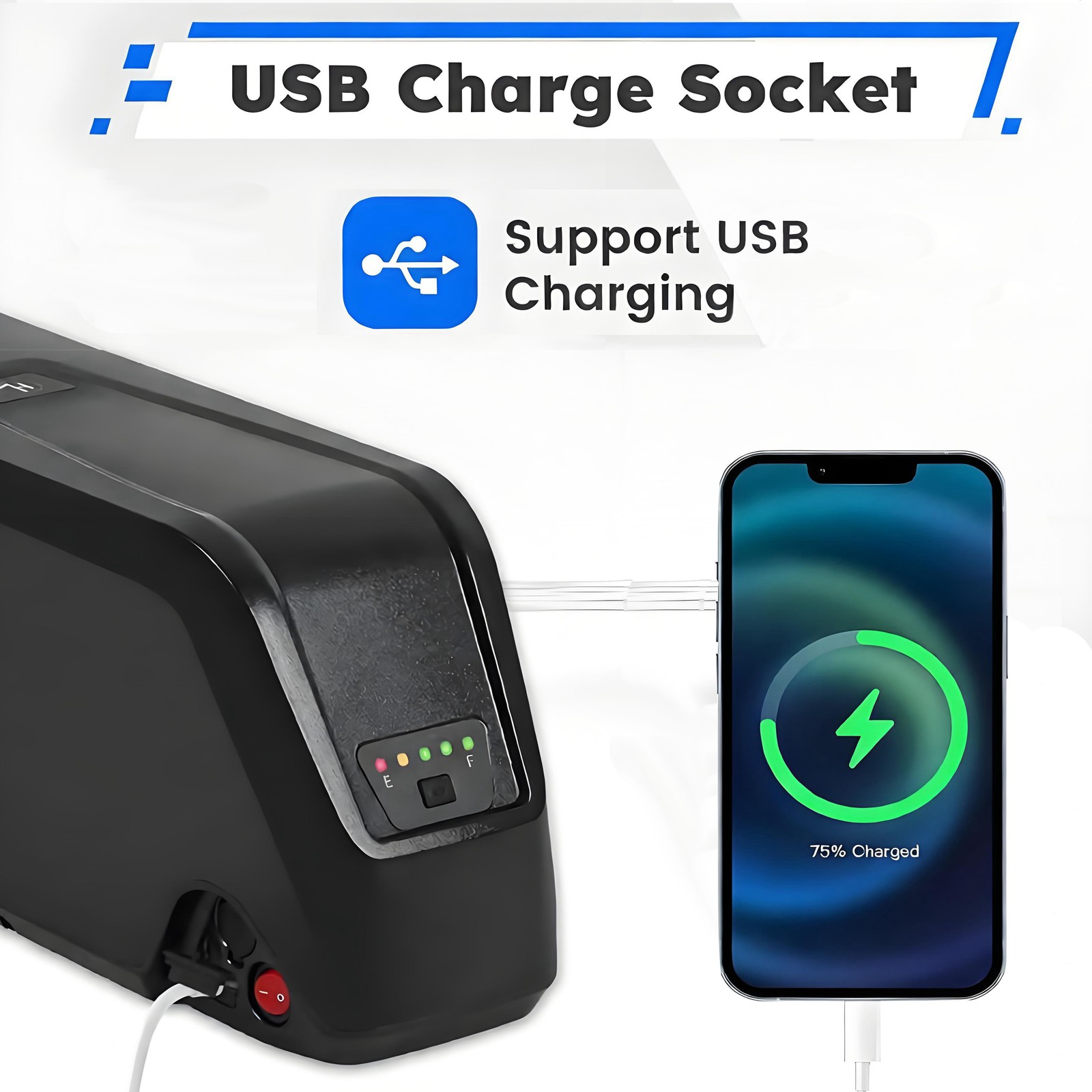 UUG 48V 10.4Ah Lithium Ebike Battery 1500W Electric Bike Bicycle 30A BMS 5Pin