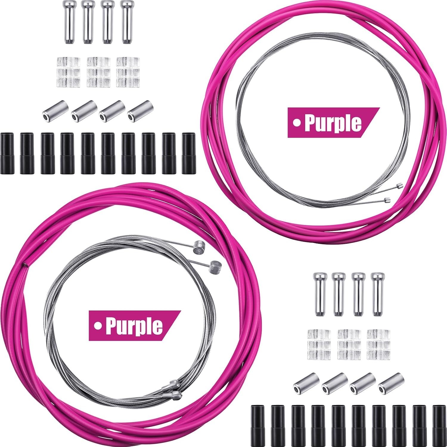 Comprehensive Bike Repair Set – Durable Brake and Derailleur Cables Included