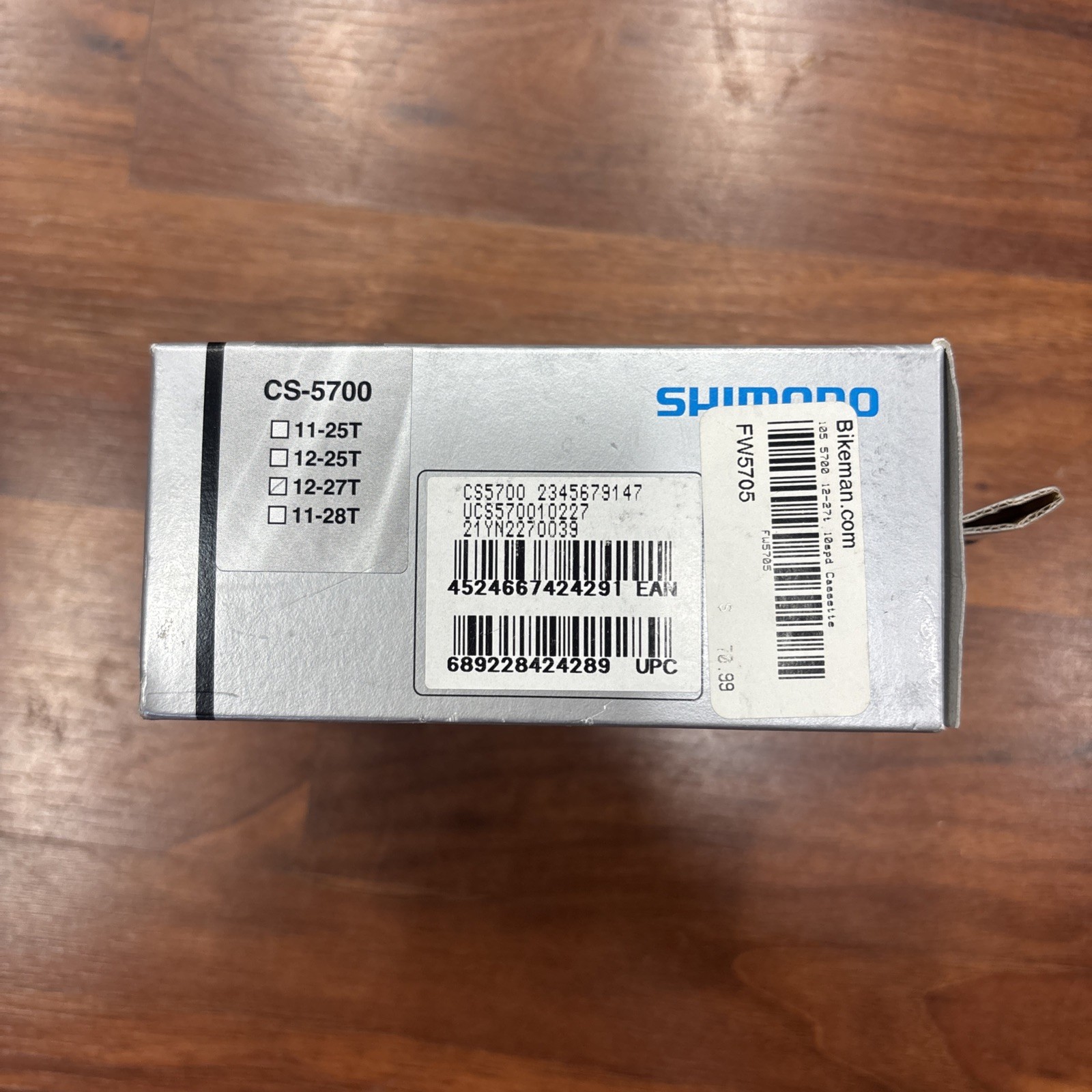 Shimano 105 CS-5700 10-Speed Cassette 12-27T Road Bike New