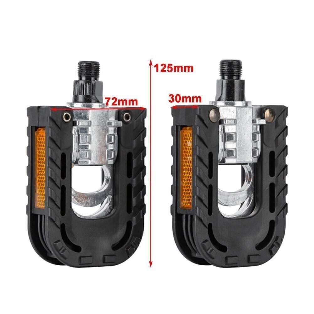 PROMEND Bicycle Folding Pedals MTB Road Bike Plastic Aluminum Alloy Pedal