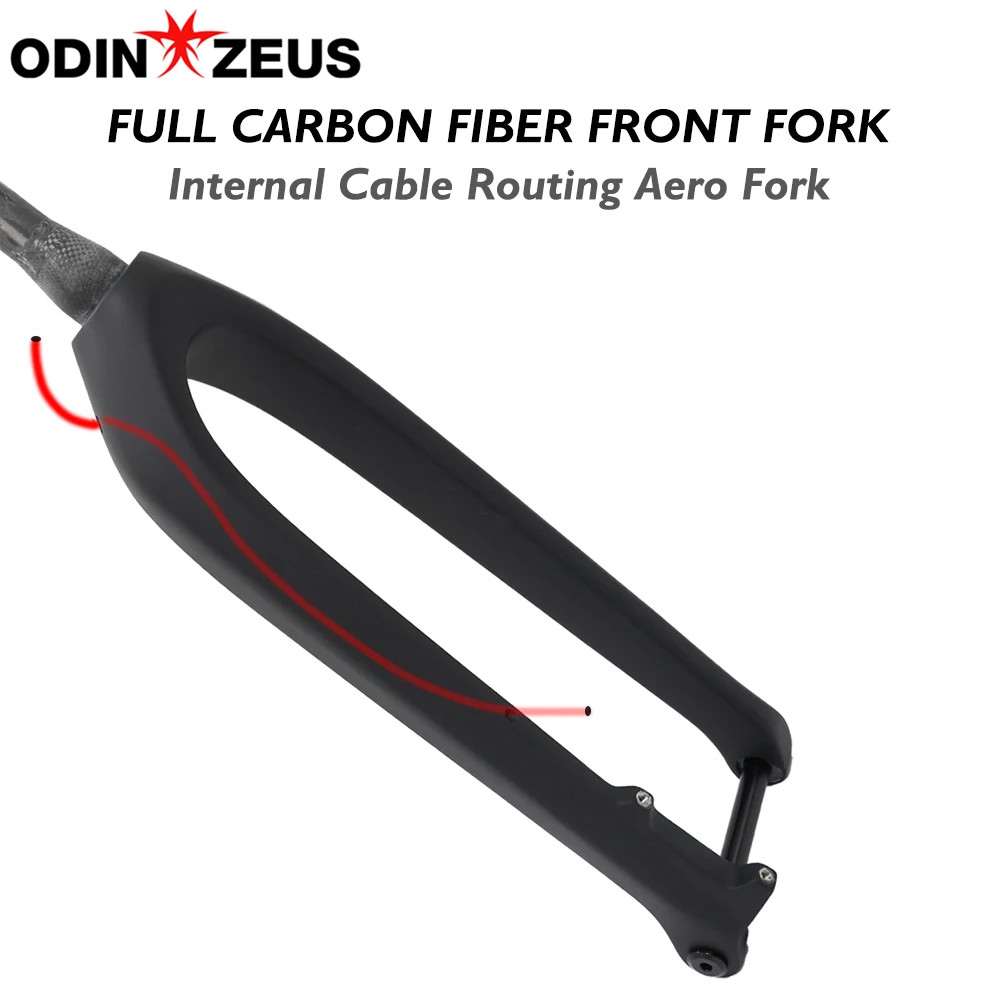 26/27.5/29 Inches Carbon Fiber MTB Boost Thru Axle Rigid Fork 15*110mm Tapered
