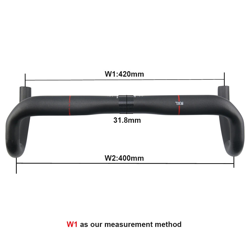 Carbon Road Bicylce Handlebar 31.8mm UD Matte Glossy Drop Bar 380-440mm Bent Bar