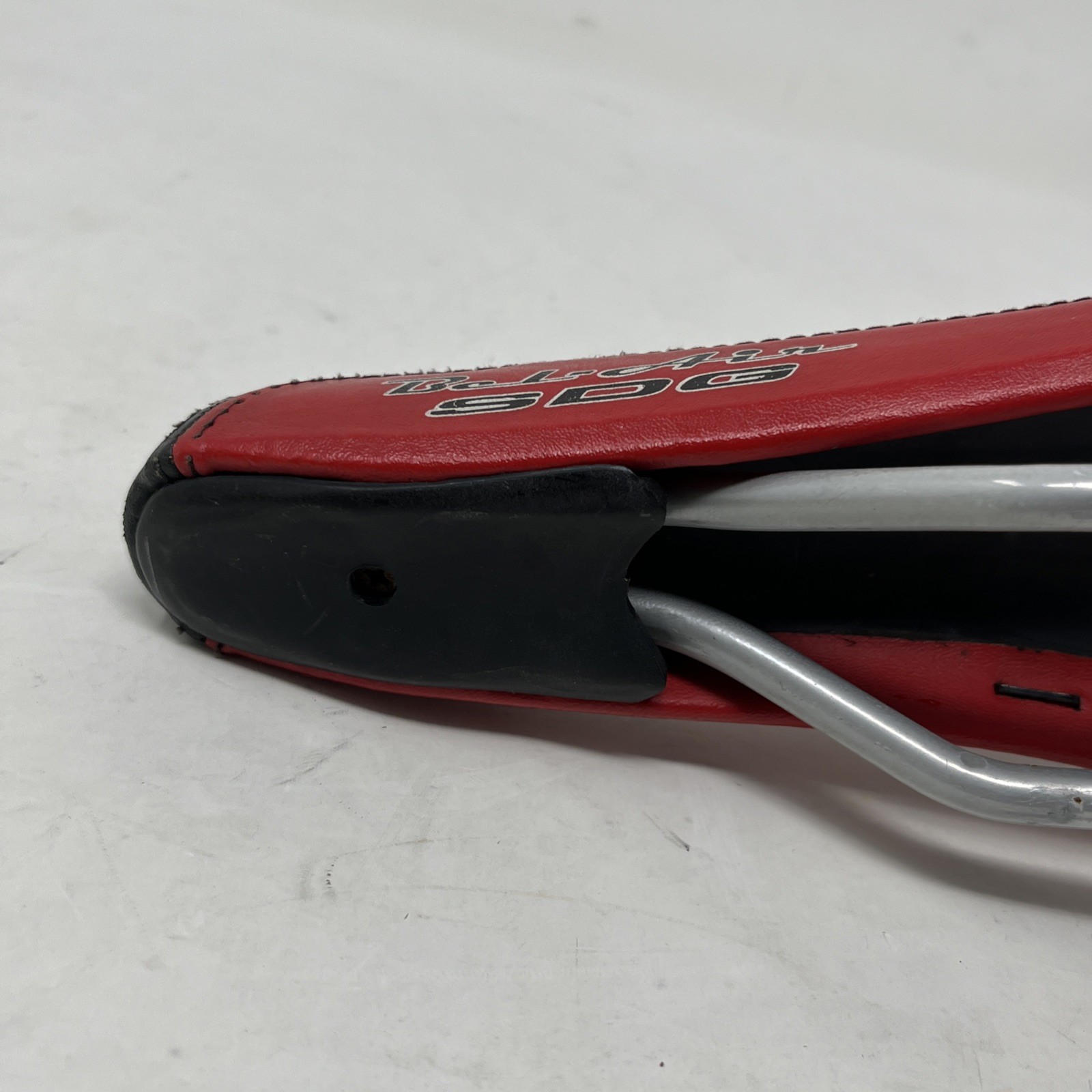 Vintage SDG Bel Air Bike Seat Saddle BMX Mountain Bike MTB Black Red