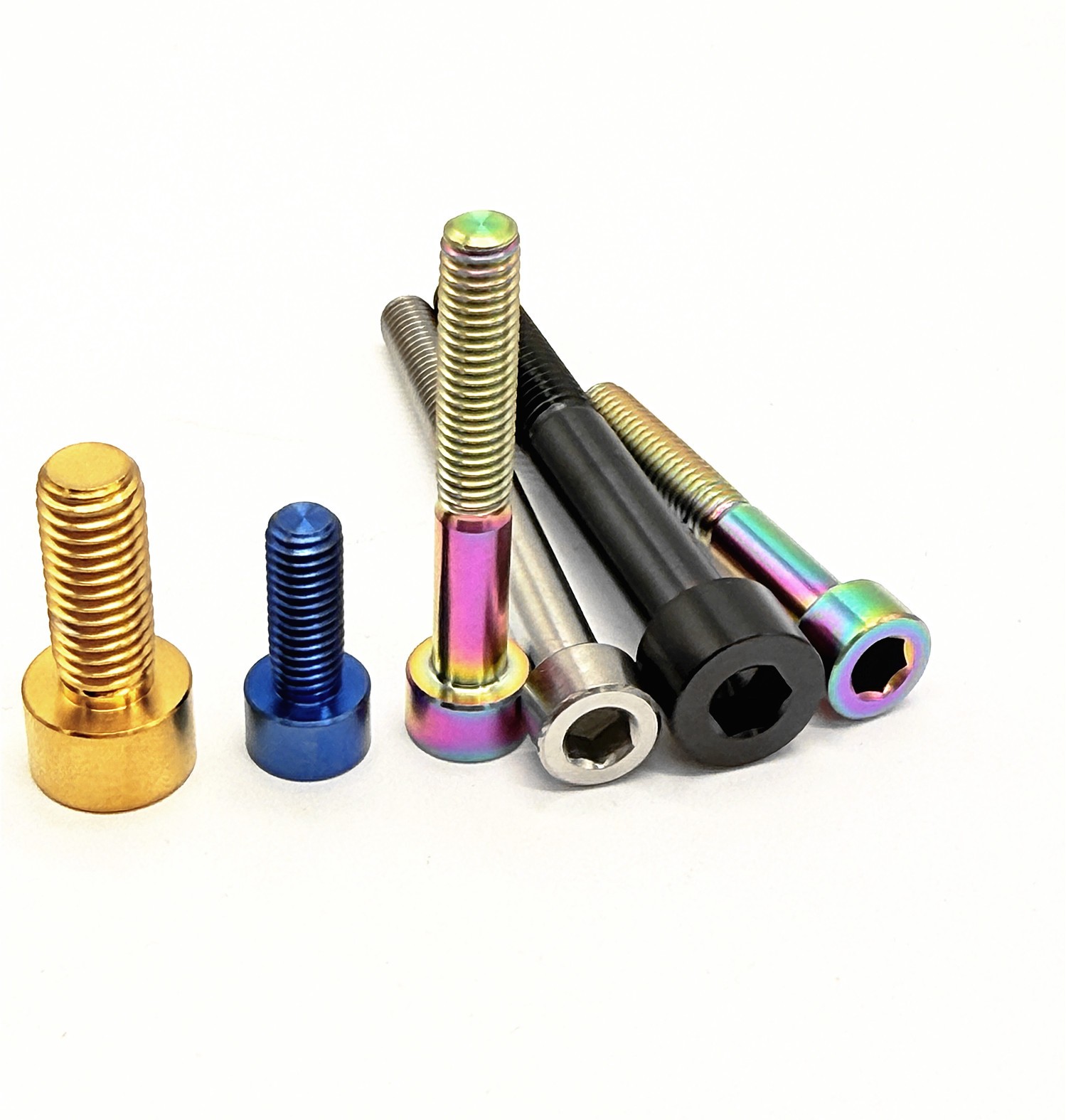 Titanium Bolt M8x15 20 25 30 35 40 45 50 60 70mm Socket Cap Hex Allen Ti Screws